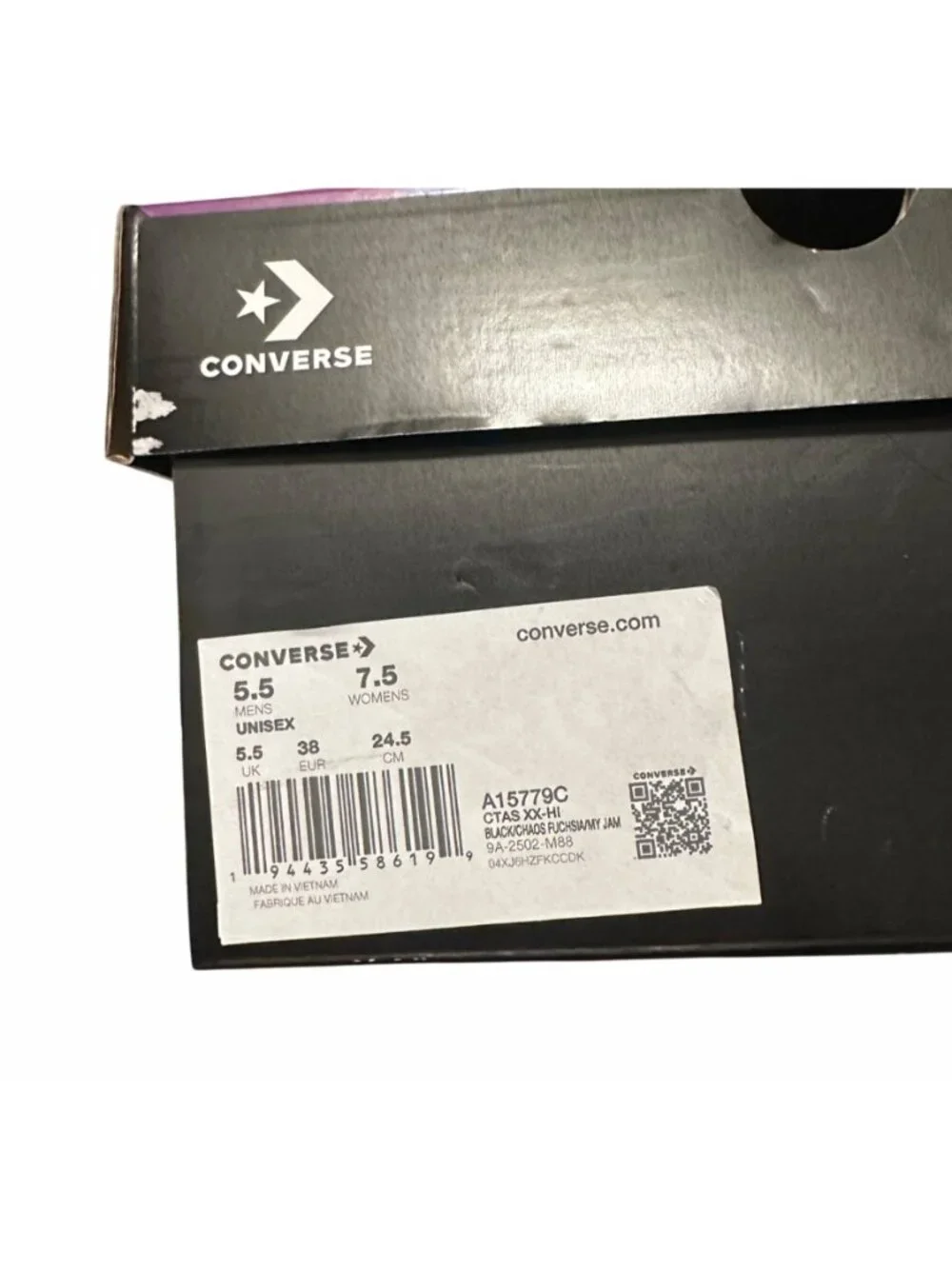 ⭐Converse Chuck Taylor All Star XXHi Pride Sz 7.5 Women Ultra-high Boots A15779C